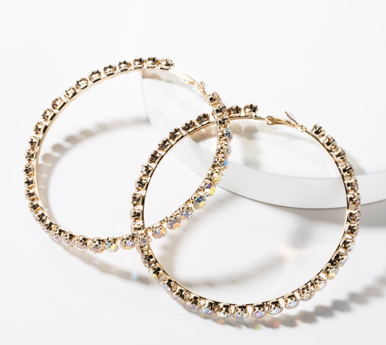 Bling Hoop Earrings