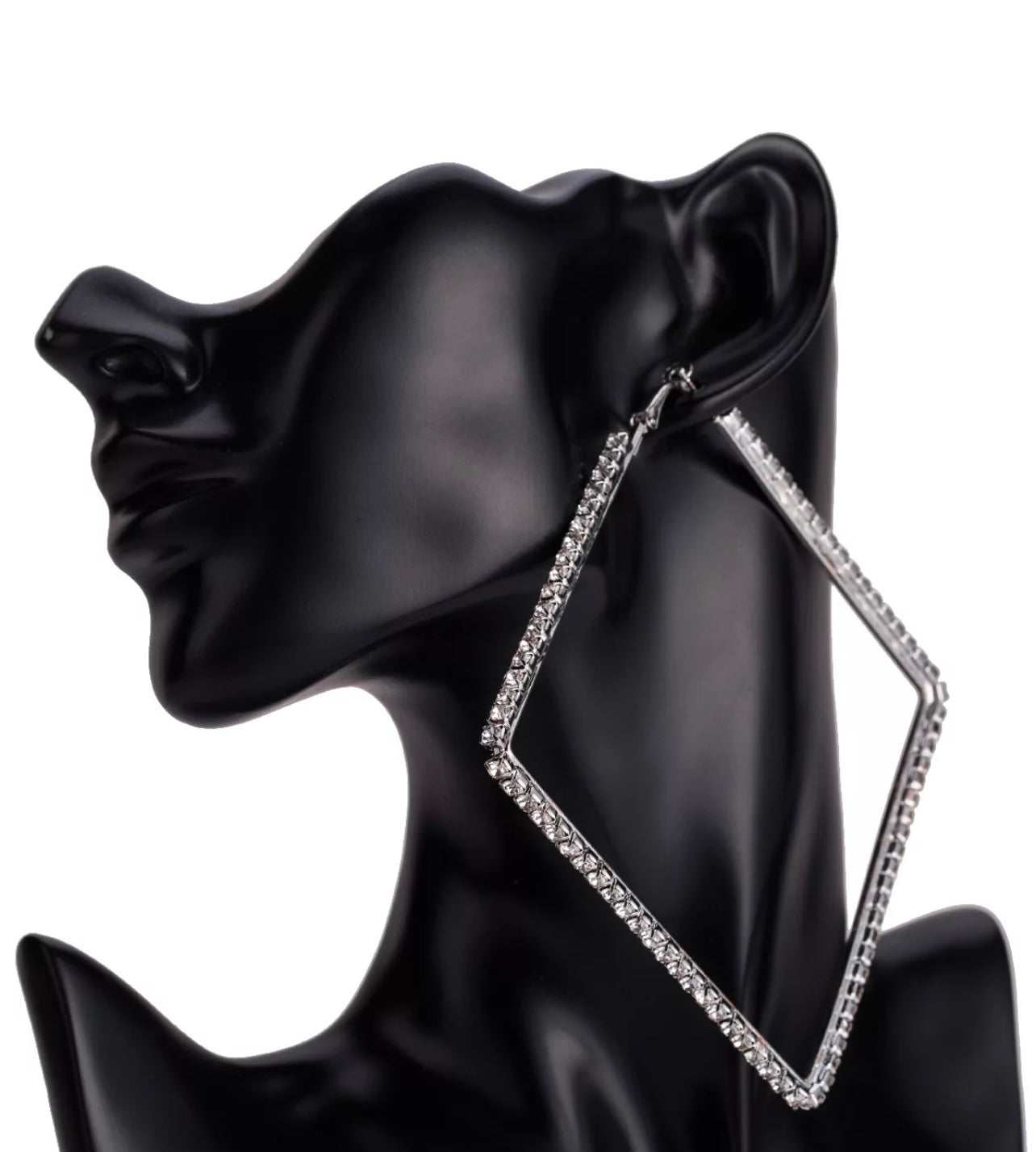 Ashley Diamond Bling Hoop Earrings