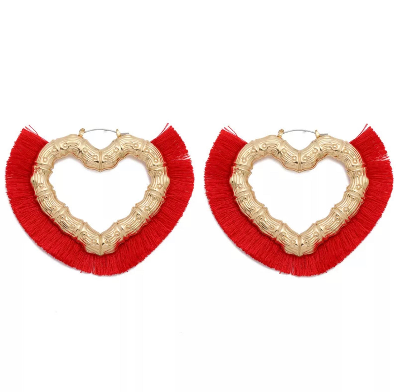 Fringe Bamboo Earrings