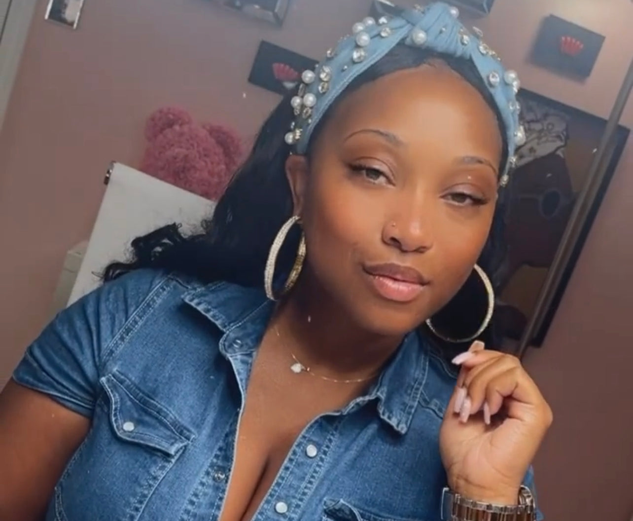 Diamonds & Pearls Headband