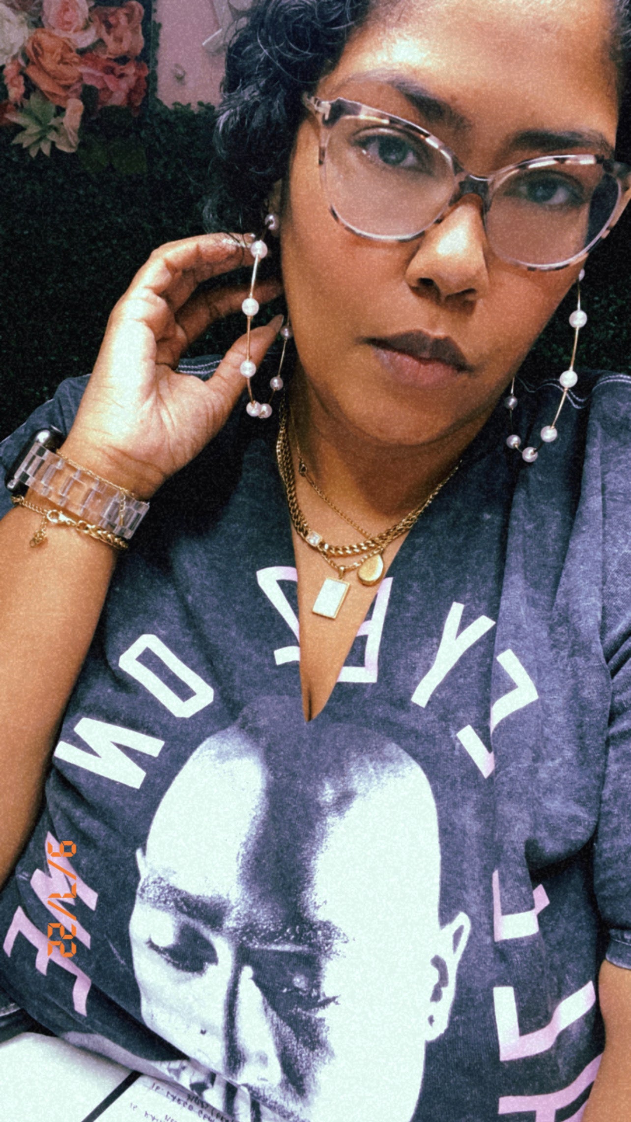 Clutching My Pearls Hoops