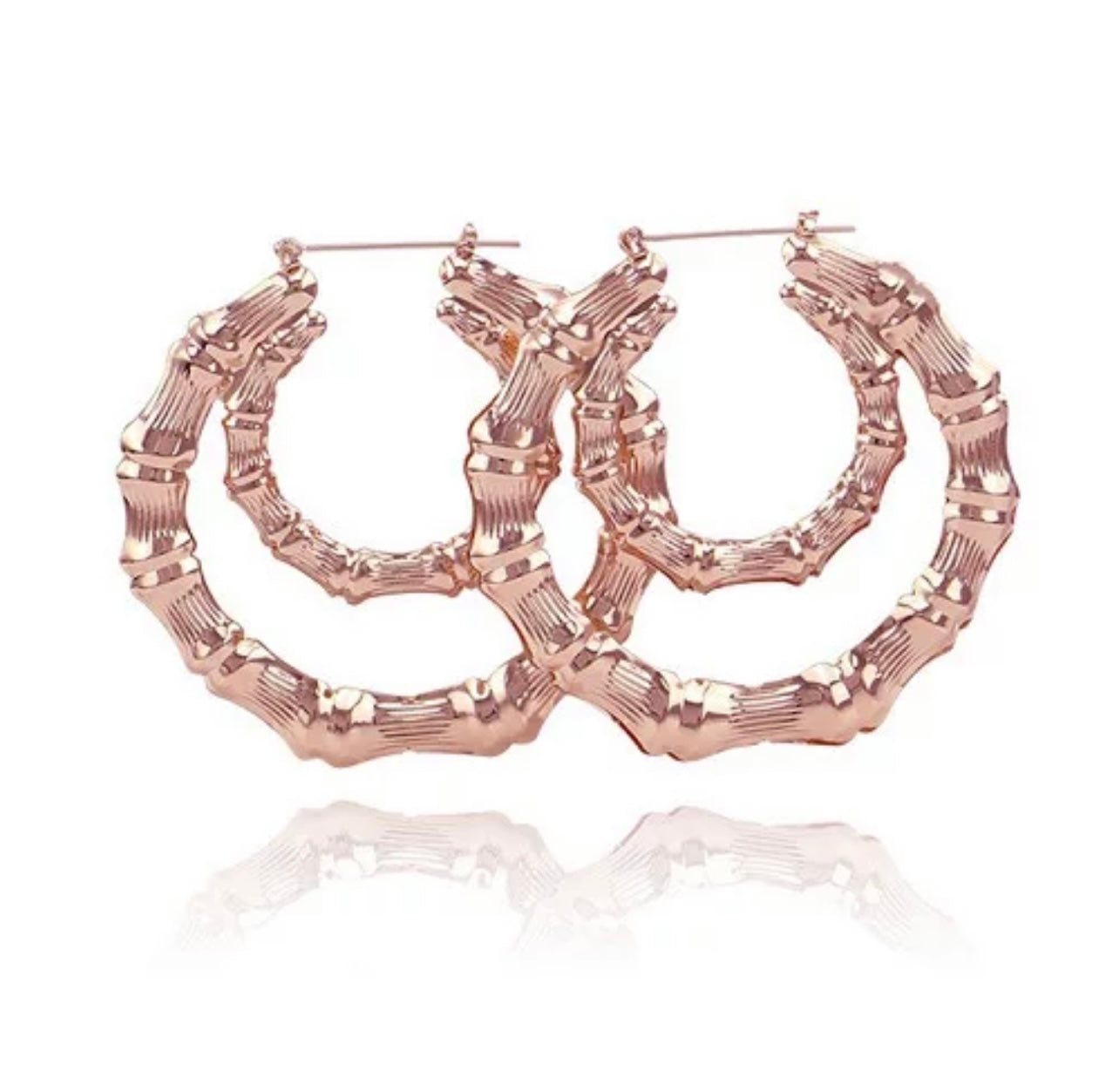 Double Classic Bamboo Earrings