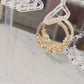 Wrapped in Diamonds Hoops