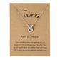 Silver Zodiac Charm Necklace
