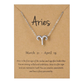 Silver Zodiac Charm Necklace