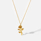 Golden Rose Necklace