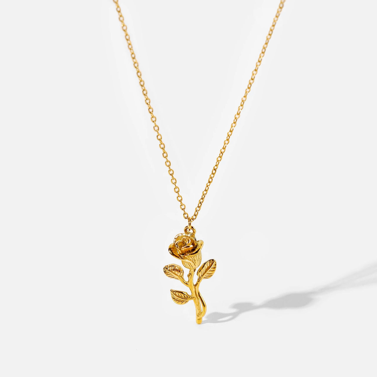 Golden Rose Necklace