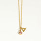 Zodiac Charm Necklace with Birthstone