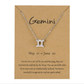 Silver Zodiac Charm Necklace