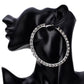 Bling  Hoop Earrings