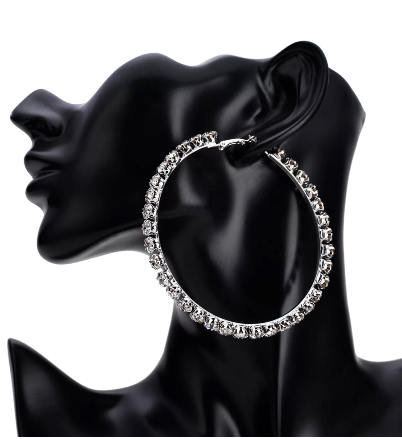 Bling  Hoop Earrings