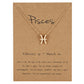 Gold Zodiac Charm Necklace