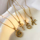 Bamboo Initial Necklace