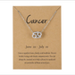 Silver Zodiac Charm Necklace
