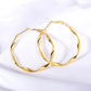 Swirl Hoop Earrings