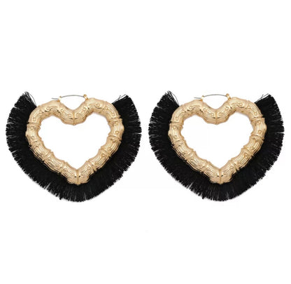 Fringe Bamboo Earrings