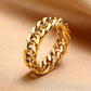 Cuban Link Eternity Ring