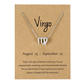 Silver Zodiac Charm Necklace
