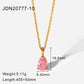 Tear Drop Crystal Necklace