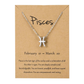 Silver Zodiac Charm Necklace