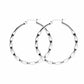 Pinched Hoop Earrings