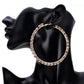 Bling  Hoop Earrings