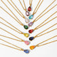 Tear Drop Crystal Necklace