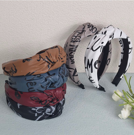 Graffiti Top Knot Headband