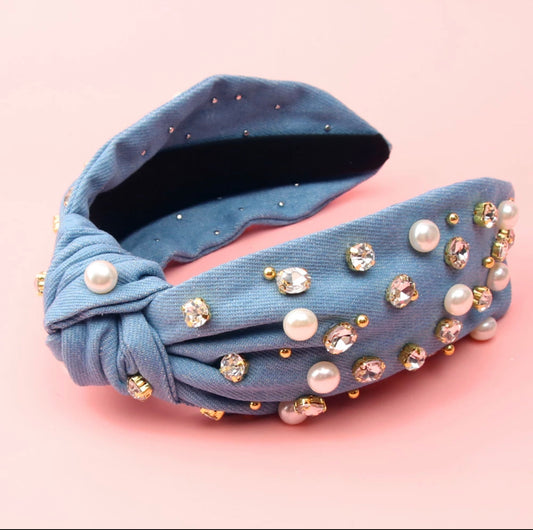 Diamonds & Pearls Headband