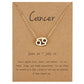 Gold Zodiac Charm Necklace