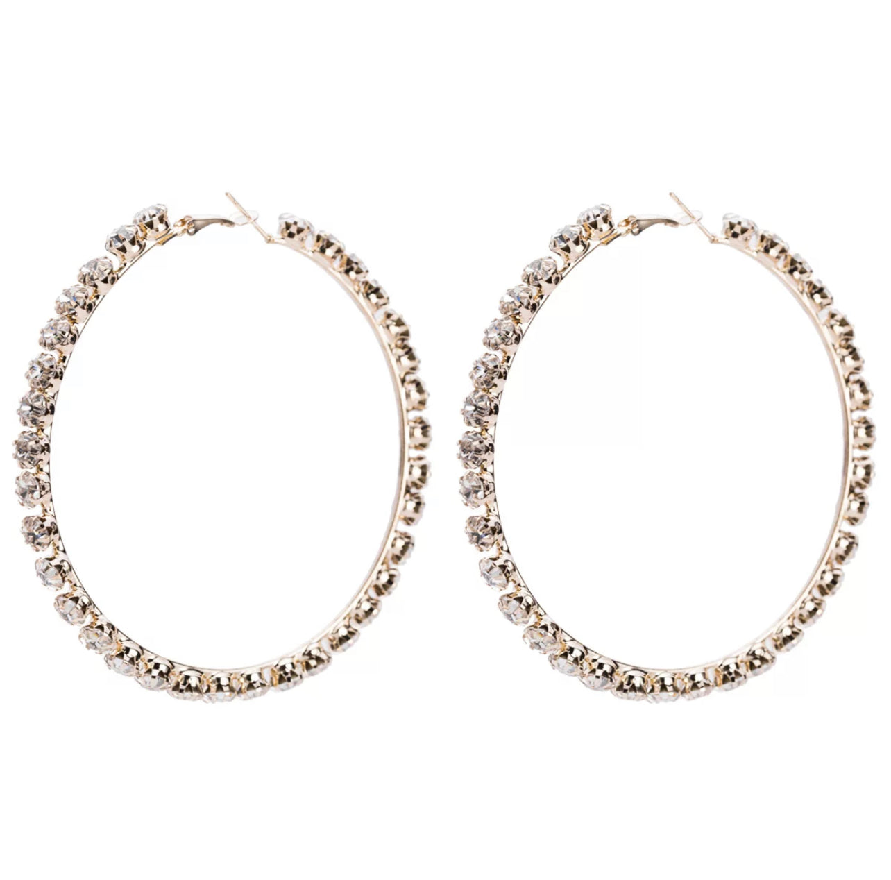 Bling  Hoop Earrings