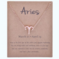 Zodiac Charm Necklace in Rose Gold