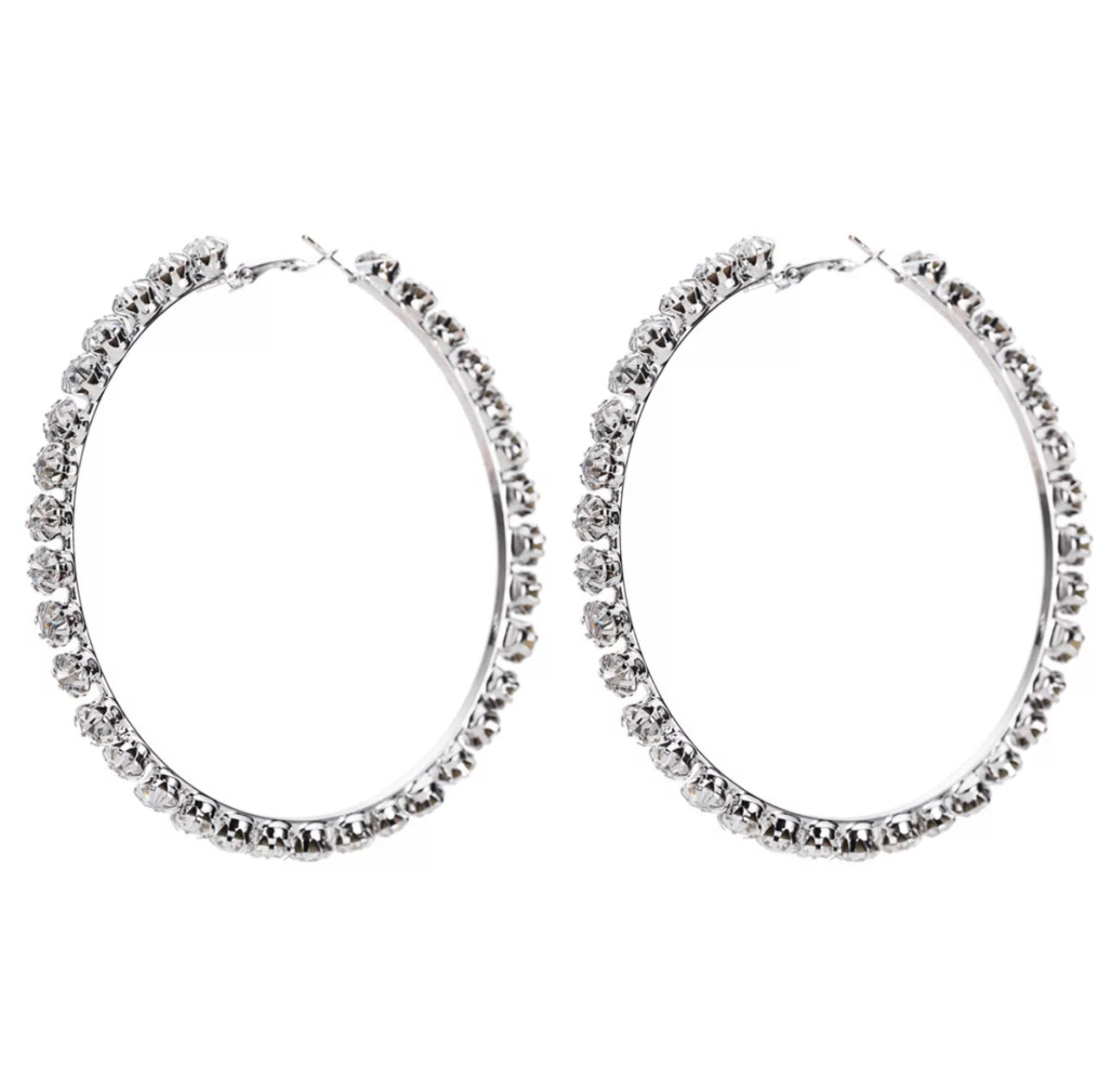 Bling  Hoop Earrings