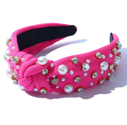 Pastel Diamonds & Pearls Headband